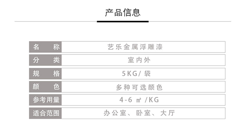 浮雕金属漆